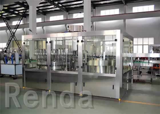 Beverage Washing Filling Capping Machines , PET Glass Bottle Liquid Water Bottle Filling Machine