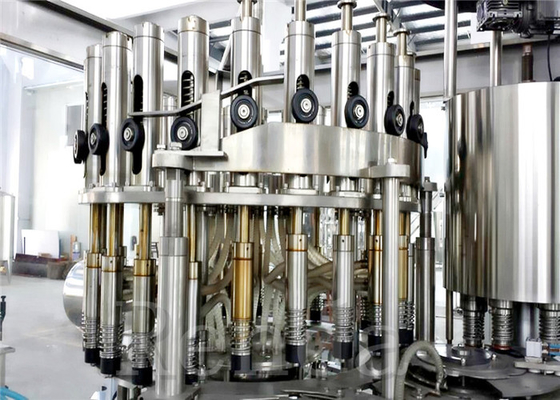 Electric System Juice Filling Machine , PLC Control Juice Bottling Machine 2000BPH|18000BPH