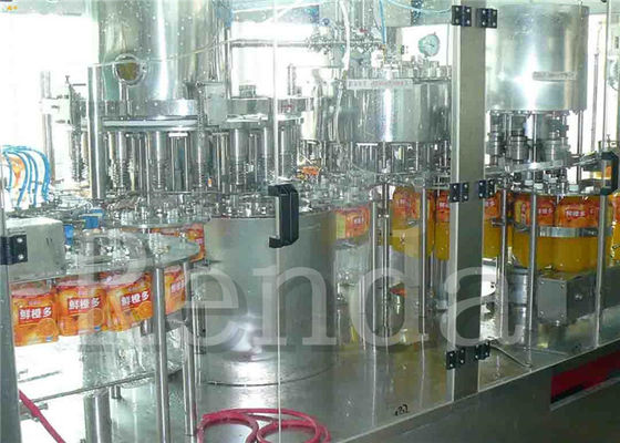 Glass PET Bottle 20000 BPH  Juice Filling Machine 10.5KW 2900 * 2500 * 2900mm