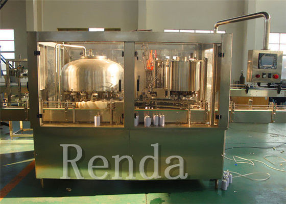 Glass Bottle PET Bottle Water Carbonated Drink Filling Machine 3.57KW 380V 2000-3000BPH