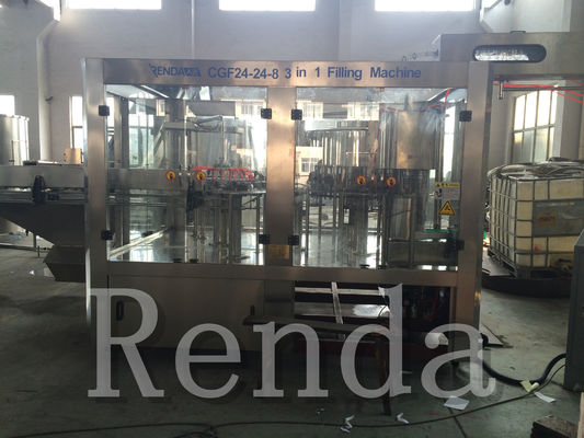 Stainless Steel 15000BPH  Water Bottle Filling Machinery In 2000ml 110V