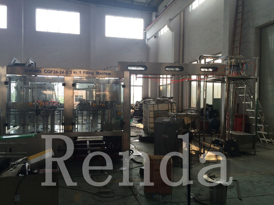 10000BPH 500ml Water Bottle Filling Machine For Glass Bottle / Water Packaging Plant