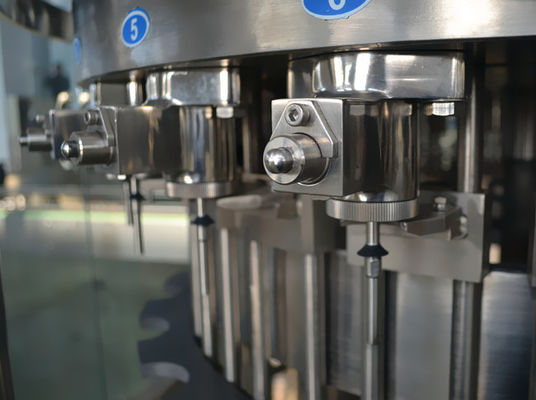 Stainless Steel Gas Beverage Filling Unit , Washing Carbonated Drink Filling Capping Machine 5.5KW