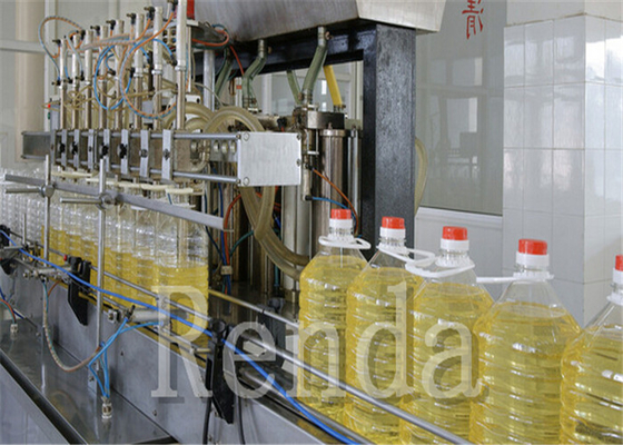 110V 220V 380V التلقائي زجاجة زيت ملء آلة SUS304 1000 - 12000 BPH